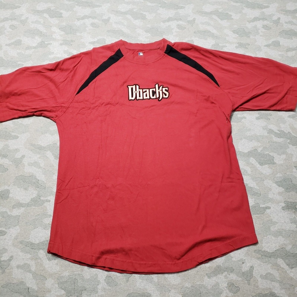 Diamond Backs Shirt Mens XL Red Genuine Merchandise Short‎ Sleeve MLB Baseball